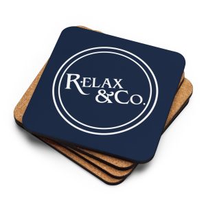 Relax & Co. Cork-Back Coaster